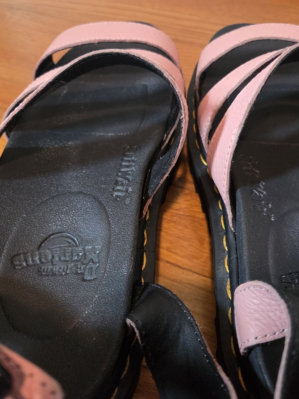 Dr. Martens Blaire Pink Leather Platform Sandals Women / Ladies Size 9 - Picture 8 of 14